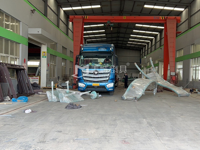 2022.10.9美城街具供應鹽城濱海公交候車亭發貨記錄