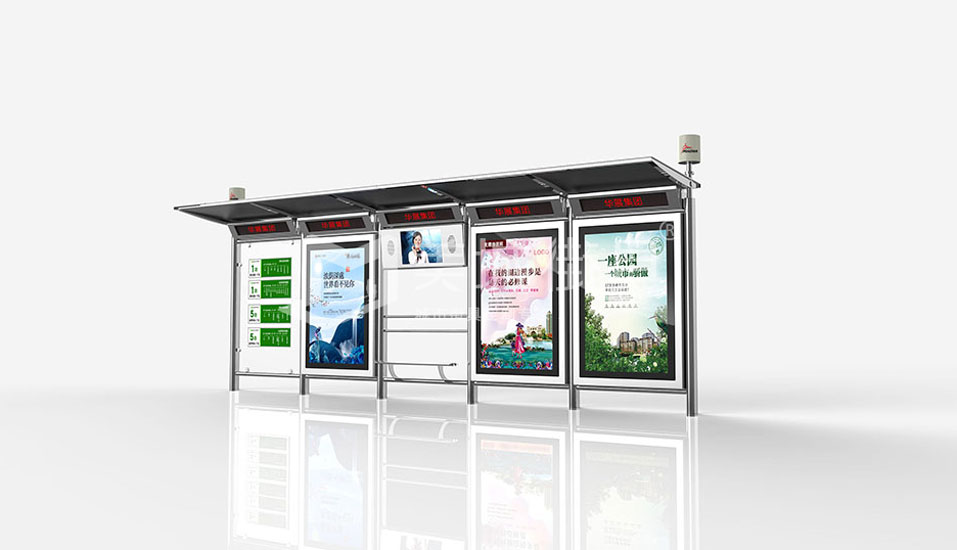不銹鋼公交候車(chē)亭 不銹鋼公交候車(chē)亭
